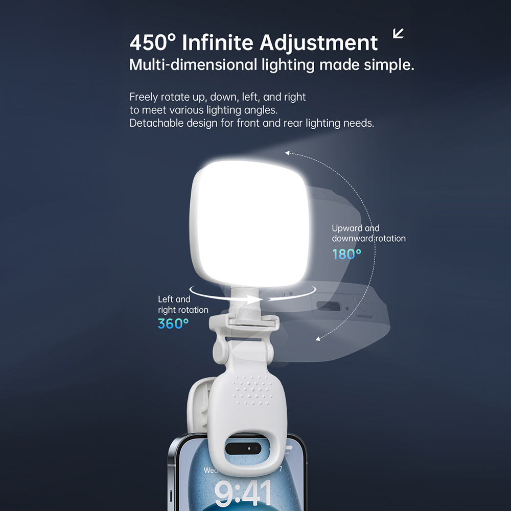 Portable Clip On Mini LED Self - огляд і ціна Photography Lighting Handheld