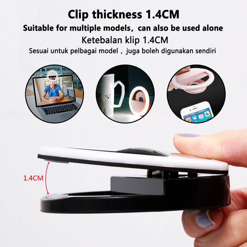 LED Selfie Ring Light 3 Level  - огляд і ціна Photography Lighting Description