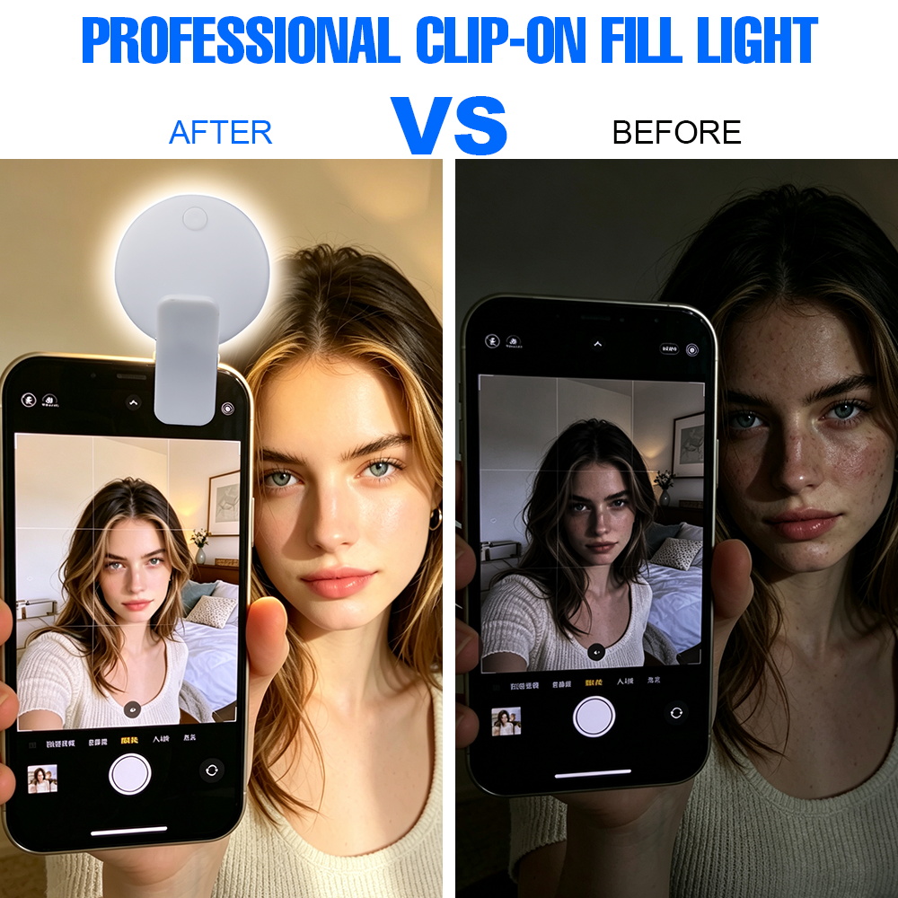 Clip LED Selfie Fill Light 3 B - огляд і ціна Photography Lighting Description