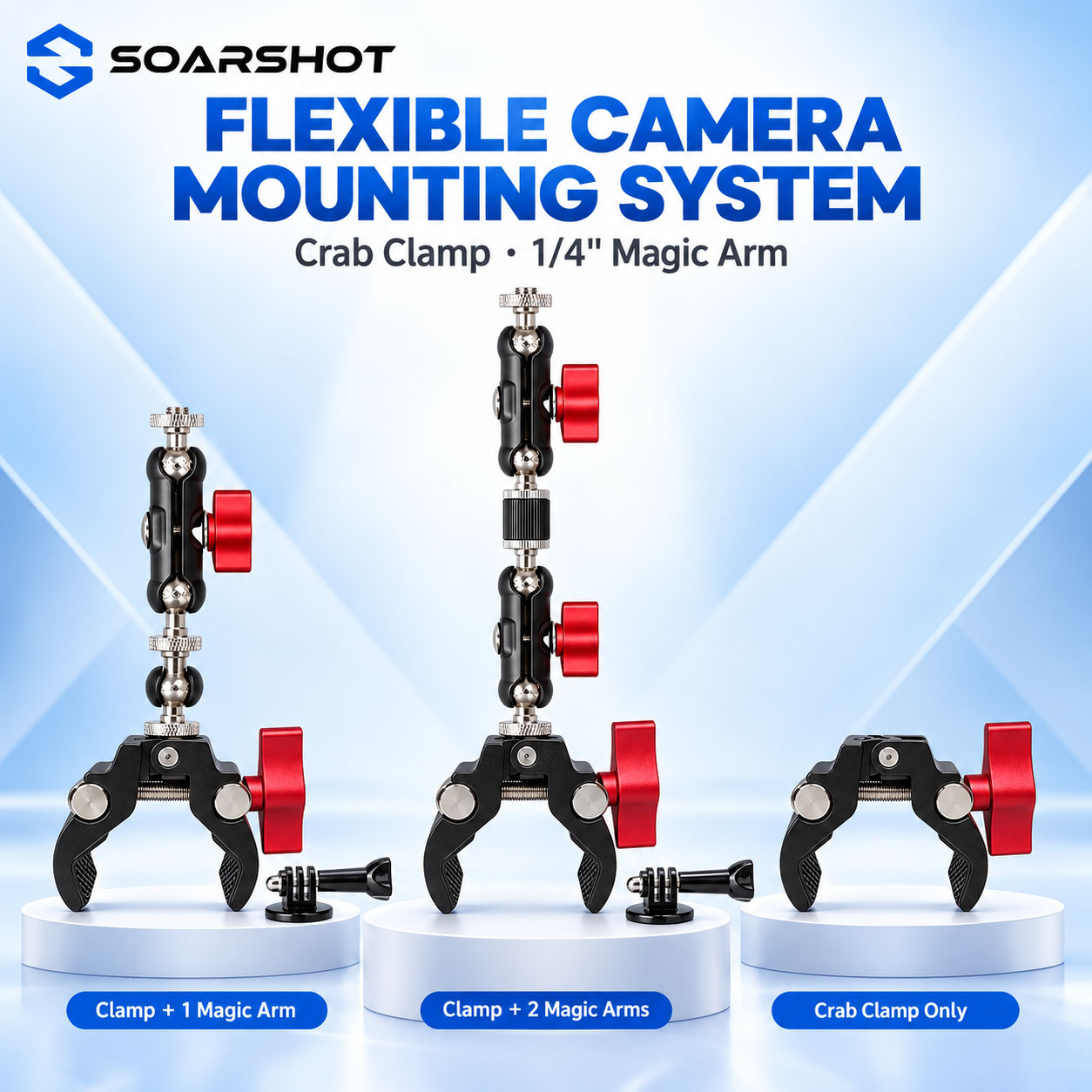 SOARSHOT Camera Crab Clamp Mag - огляд і ціна Photography Lighting Description