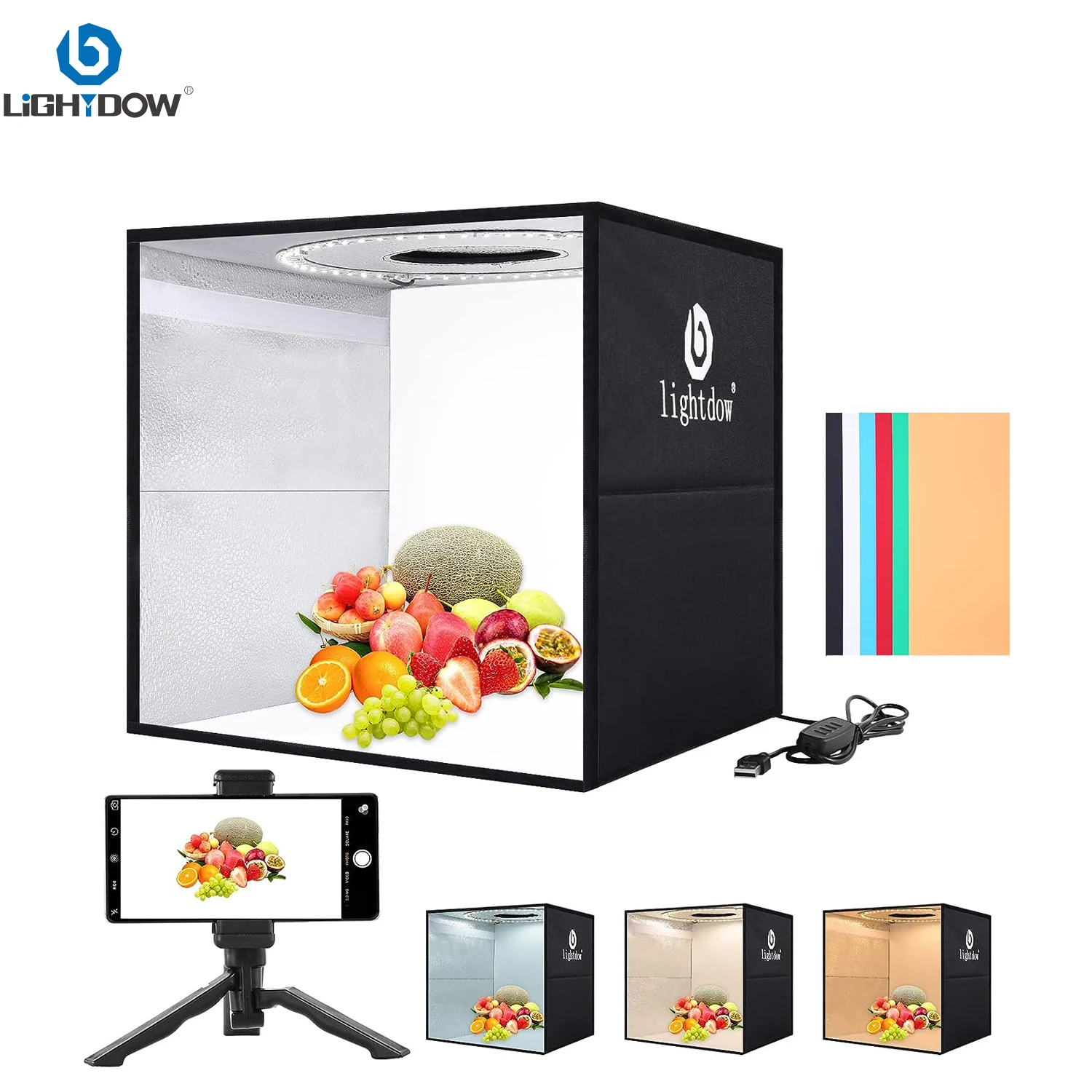 Lightdow Dimmable Photo Box LE - огляд і ціна Photography Lighting Handheld